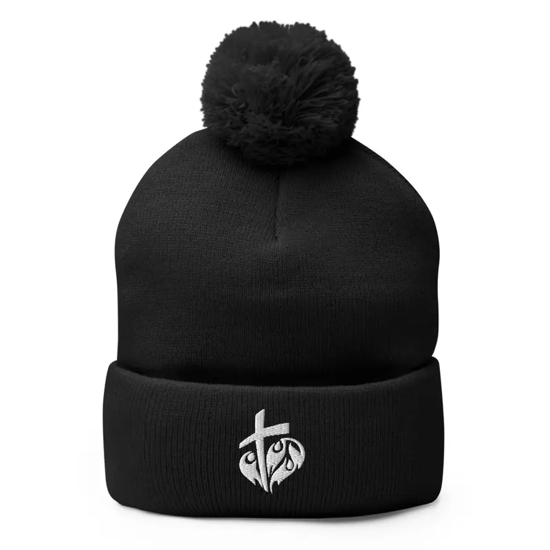 Logo Love  Pom Pom Beanie